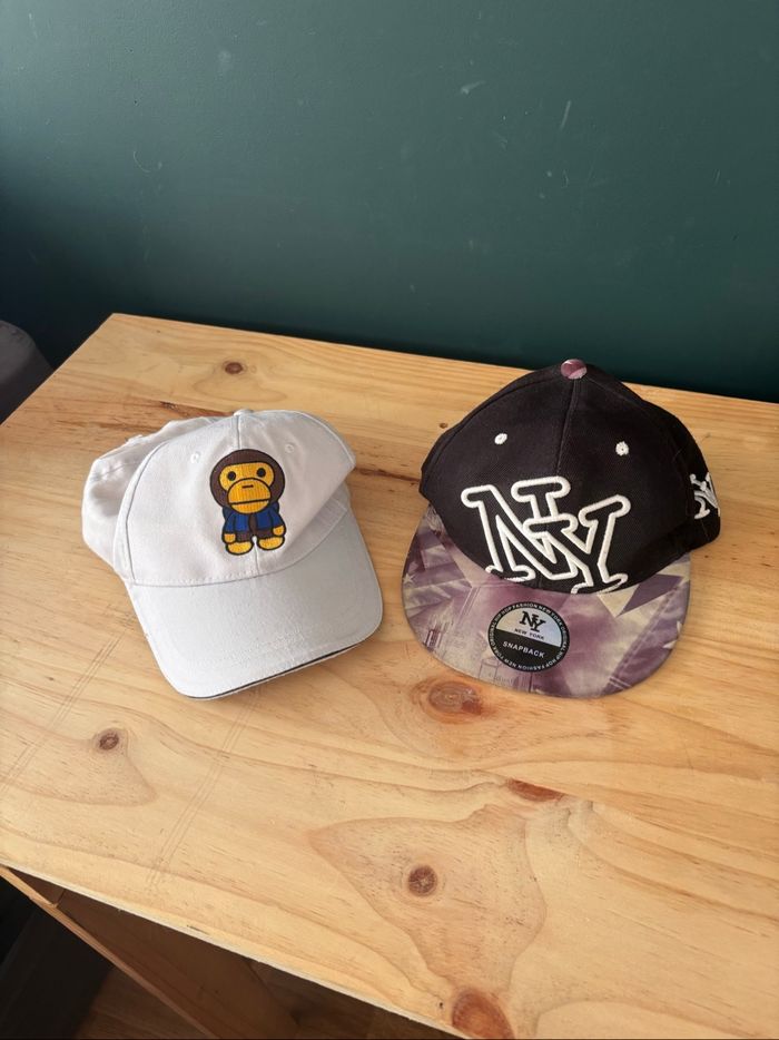 Lot de 2 casquettes