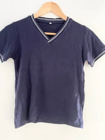 Haut en tricot bleu marine taille S