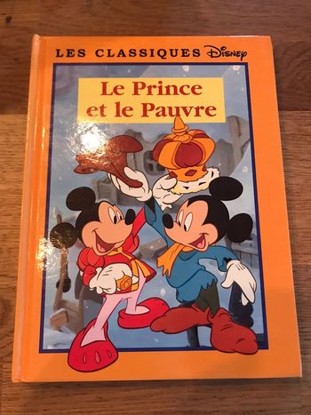 Livre France Loisirs Les classique Disney Le prince et le pauvre