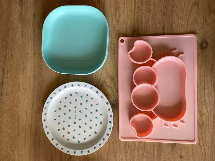 Lot 3 assiettes bébé - photo numéro 3