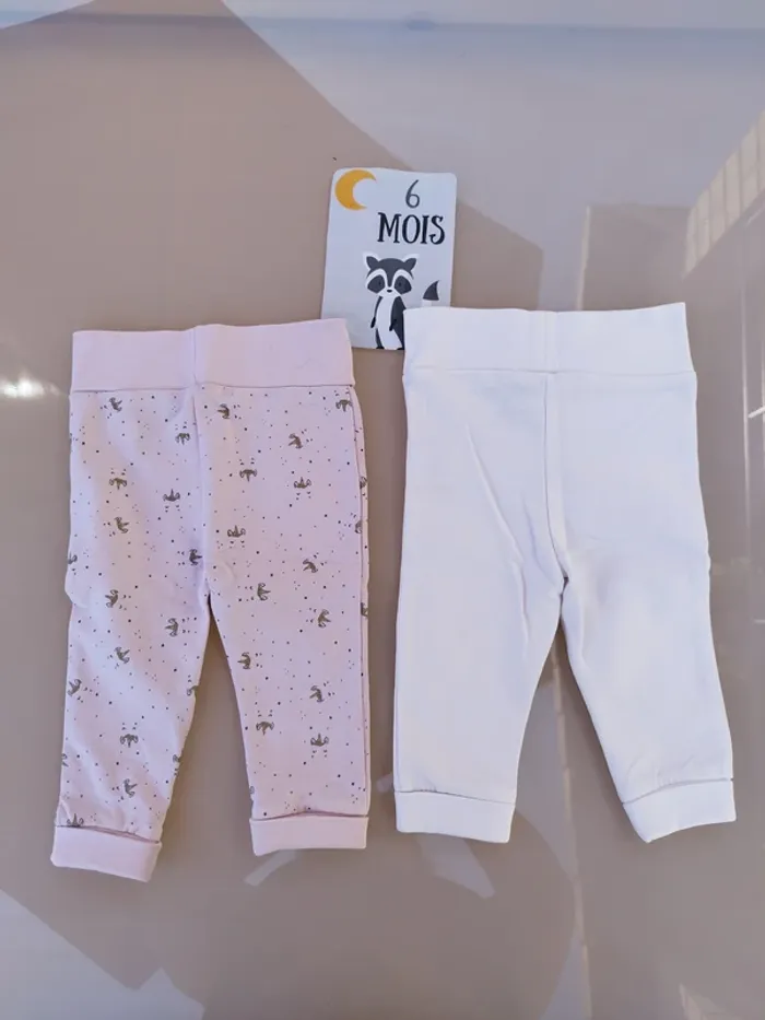 Lot leggings 6 mois - photo numéro 2