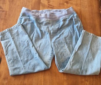 Pantacourt jean taille elastique