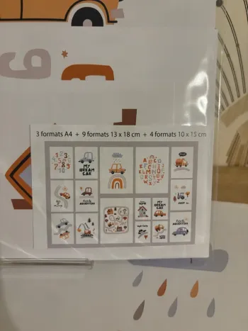 Affiches “Little Adventure” pour chambre enfant