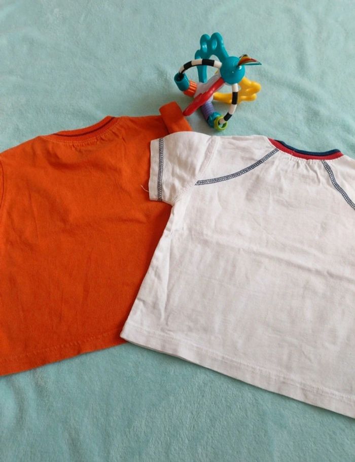 Lot de 2 Tee-shirt taille 12 mois - photo numéro 2