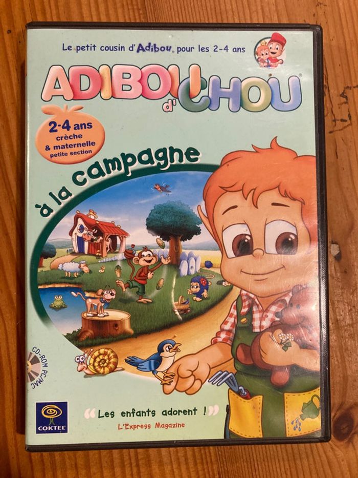 CD-ROM Adiboud’chou a la campagne 2-4 ans