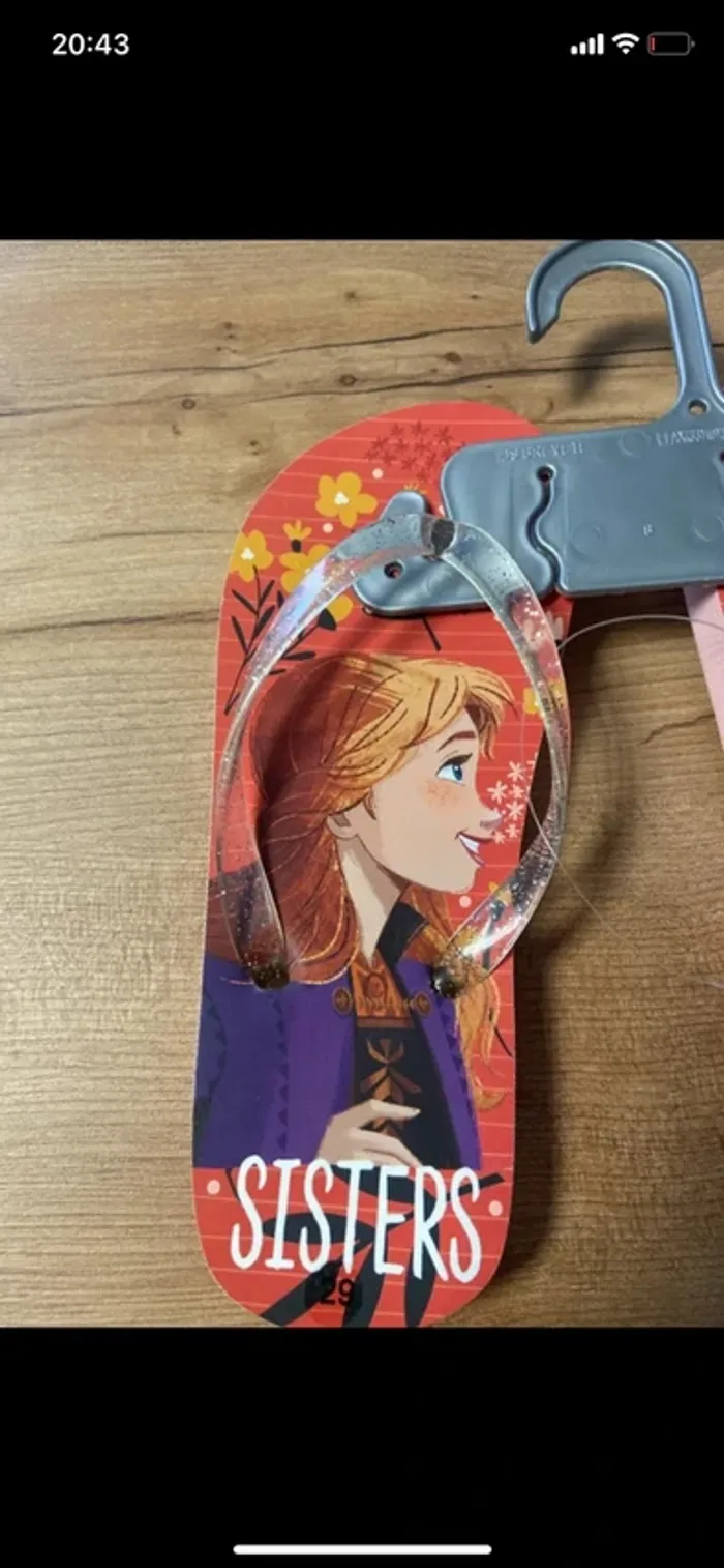 Tong / claquettes reine des neiges - photo numéro 2