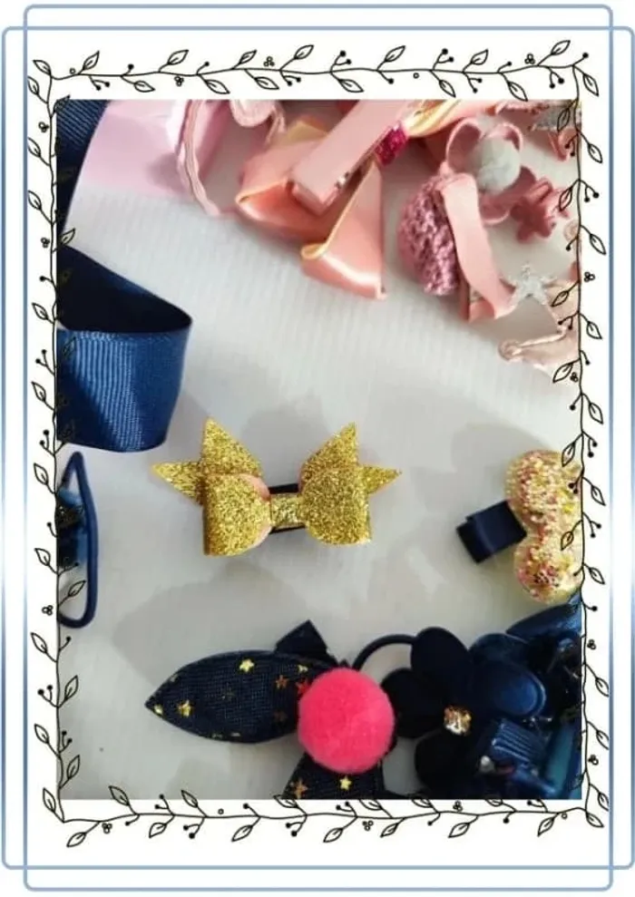 Lot de chouchou + barettes pour petite fille, neuf - photo numéro 4