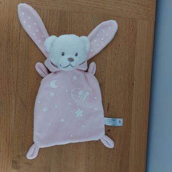 Doudou plat ours qui se transforme en lapin Simba Toys