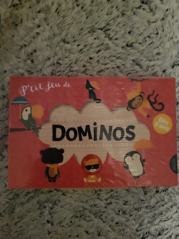 Dominos en bois neuf