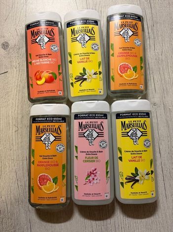 Gel douche le petit marseillais grand format 