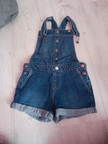Salopette short 8 ans