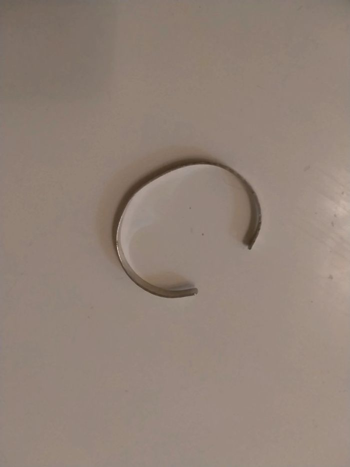 Bracelet martelé lbvyr Argenté - photo numéro 2