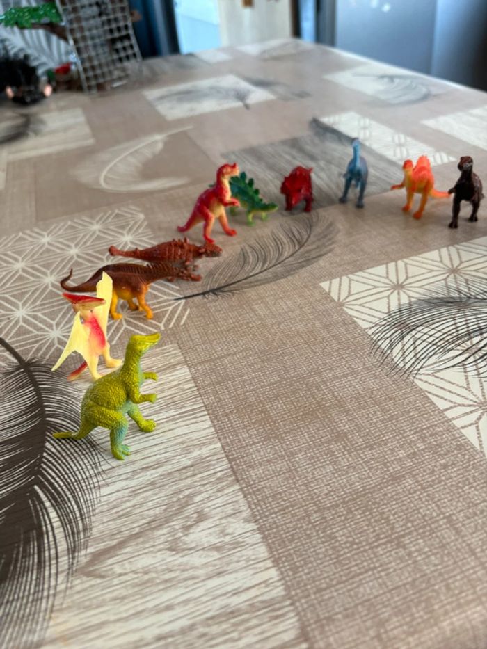 Lot de 13 petits dinosaures, jouet enfant - photo numéro 5