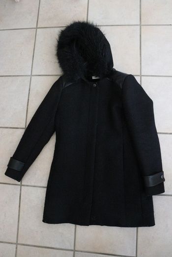 Manteau noir chic et chaud Naf Naf