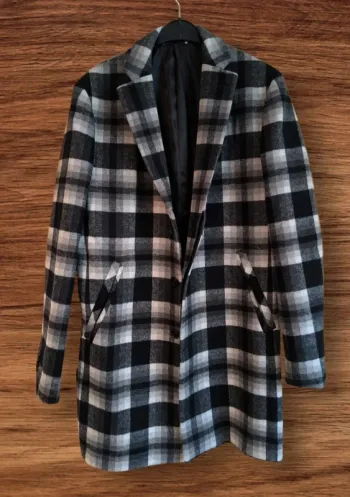 🧥 Manteau à carreaux – Jack & Jones premium – Taille S