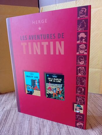 Double album Tintin France loisirs Deluxe édition Casterman