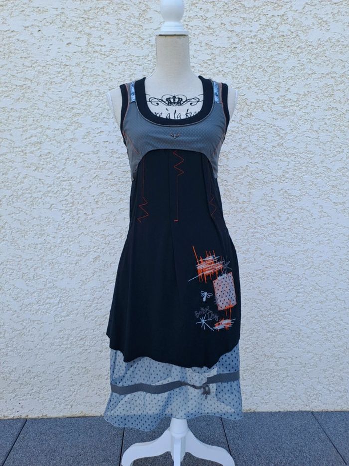 Robe bi matière La mode est a vous t. 38