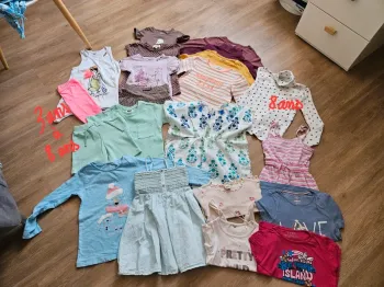 Lot vêtement fille de 3 ans à 8ans