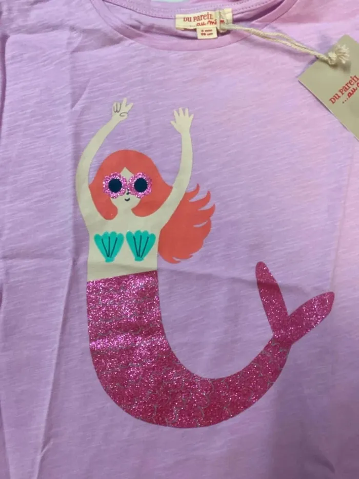 T-shirt fille (neuf) - Taille 3 ans - photo numéro 2