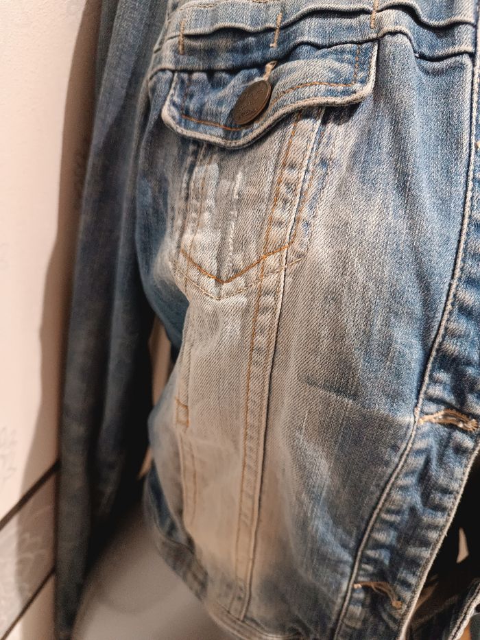 Veste jean femme t 36 - photo numéro 3