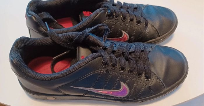 Tennis Nike Noir et Rose - photo numéro 3