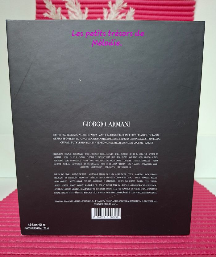 Coffret 3 pièces Armani code - photo numéro 4