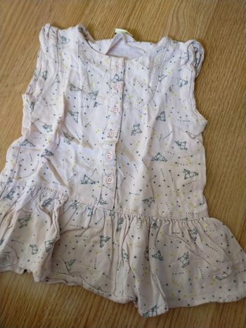 Petite robe rose poudré