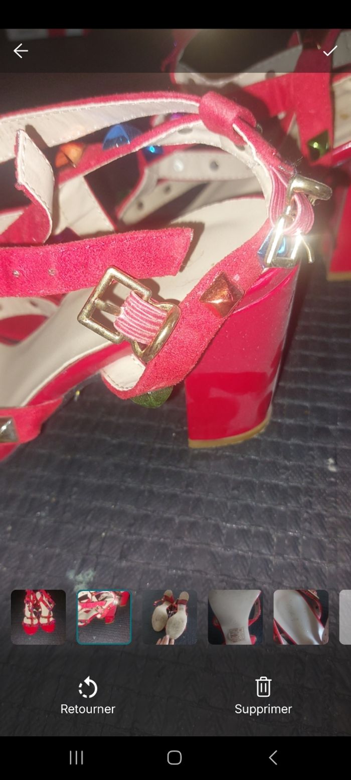 Chaussure femme rouge - photo numéro 2
