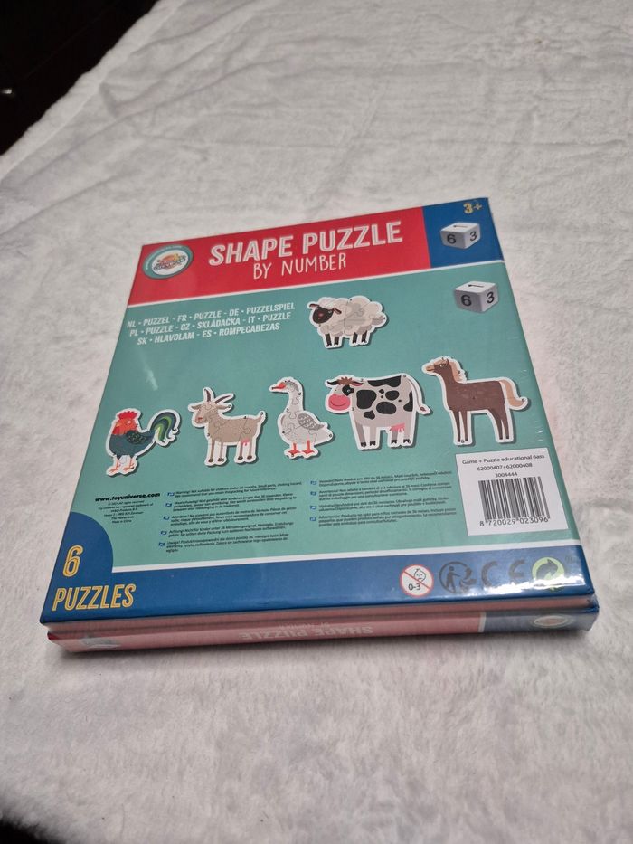 Boîte de 6 puzzles neuve sous blister - photo numéro 3