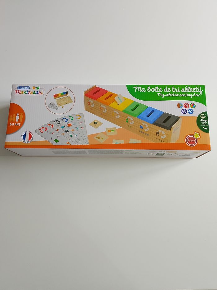 Ma boîte de tri sélectif les apprentis Montessori aloya neuf - photo numéro 2