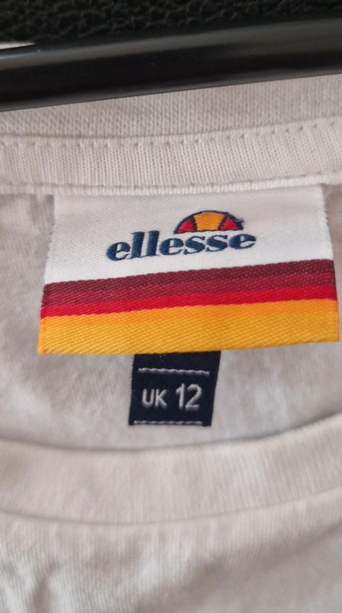 T-shirt blanc Ellesse - photo numéro 3