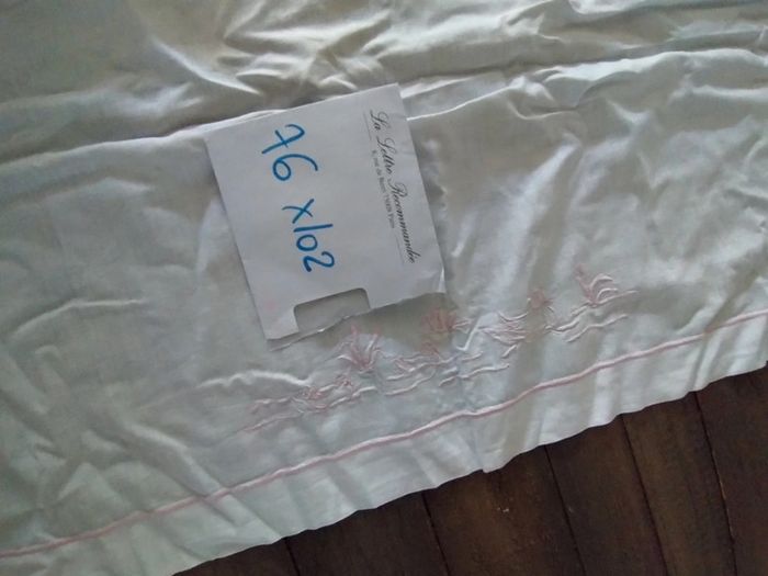 Lot de 3 draps bébé fille - photo numéro 8