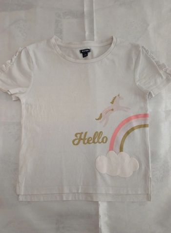 Tee-shirt blanc Kiabi