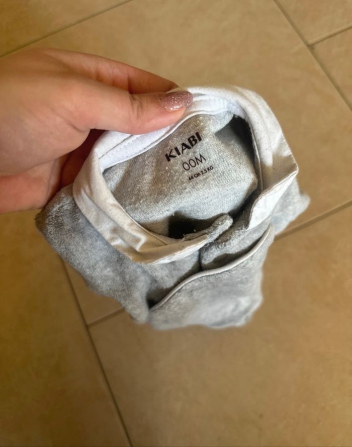 Pyjama Kiabi gris - photo numéro 3