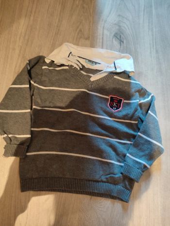 Pull Col chemise 3 ans