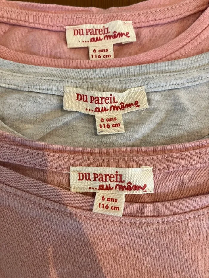 Lot 3 t-shirts 6 ans - photo numéro 15