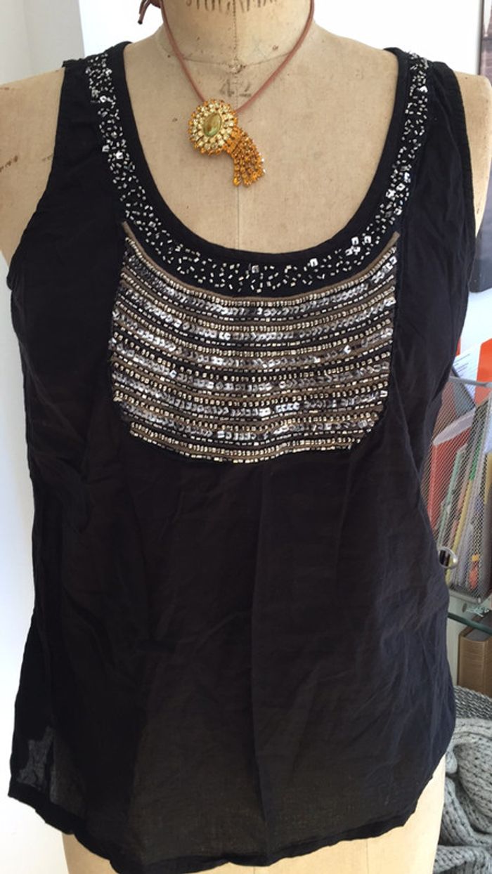 Débardeur grain de malice noir 40