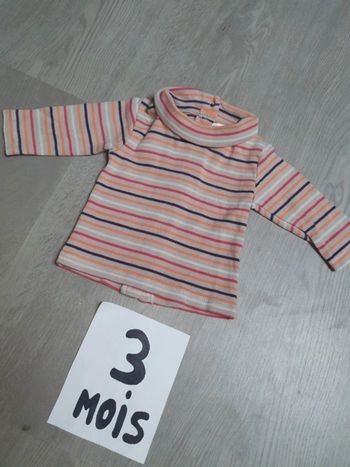 Sous pull 3mois garçon