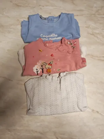 Pull fille 3 mois