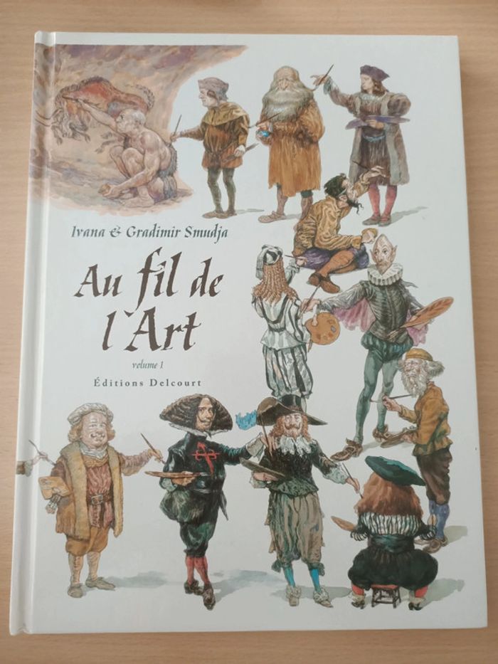 BD au fil de l'art volume 1 (Ivana & Gradimir smudja / éditions Delcourt)