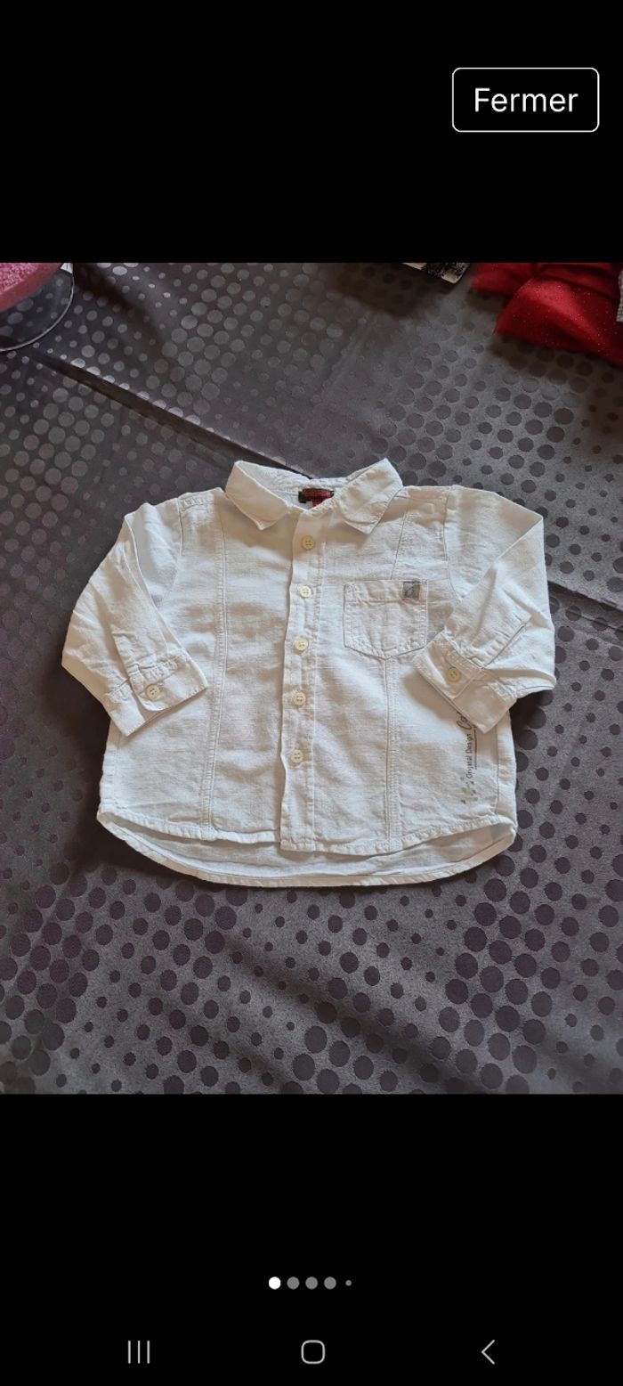 Chemise taille 12 mois