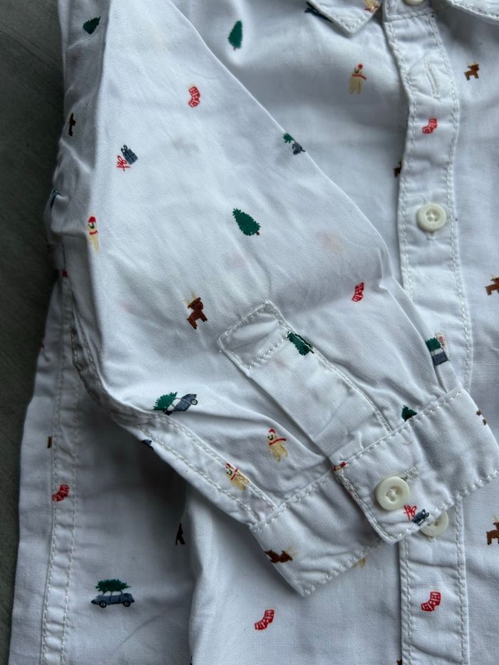 Chemise de Noël garçon 12 mois - photo numéro 2
