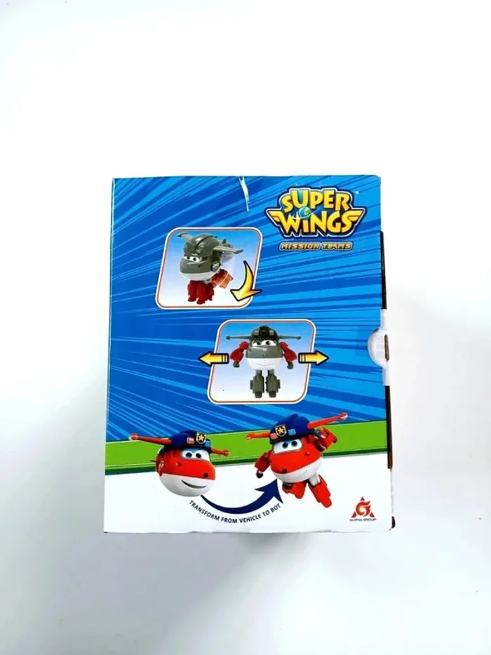 Figurine Super Wings Transforming Police Jett - photo numéro 4