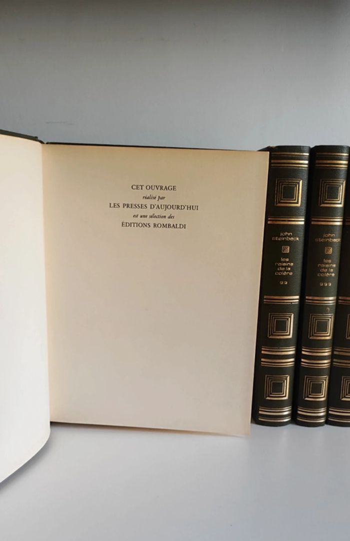 John Steinbeck – Édition Rombaldi – 4 œuvres en 5 volumes - photo numéro 8