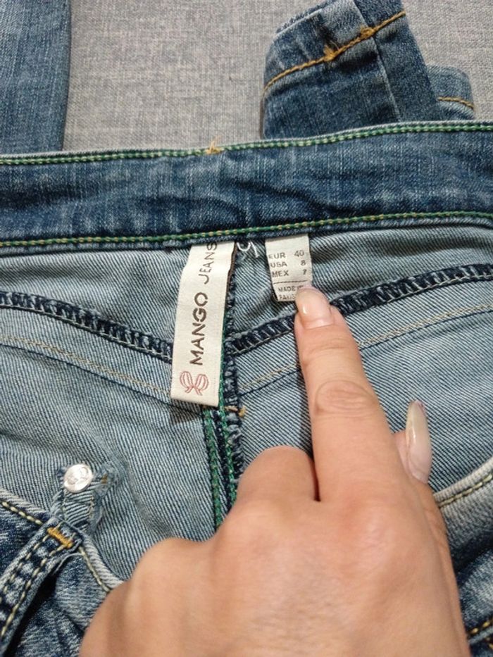 C62 jeans bleu Mango 40 - photo numéro 3