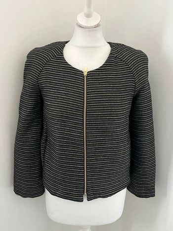 Veste blazer noire pailletée Bash XS