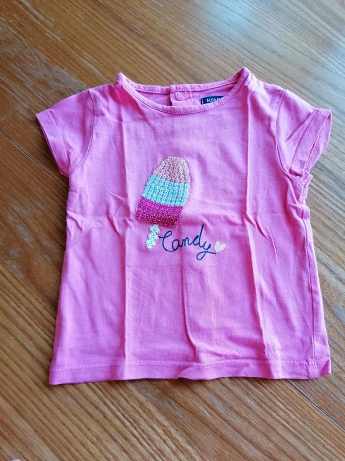 Lot 2 Tshirts H&m et kiabi 12 mois - photo numéro 2