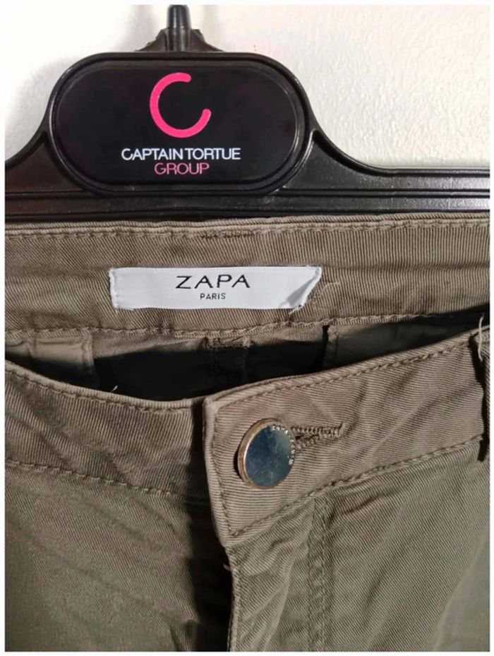 C22 pantalon kaki Zapa 40 - photo numéro 3