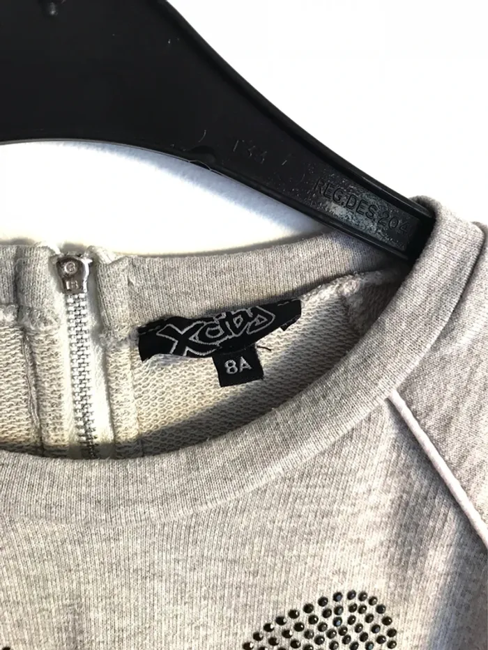 Petit haut gris à tête de lapin 8 ans - photo numéro 3