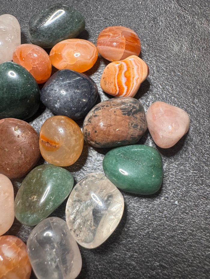 Lot de 220 g de Pierres Naturelles Polies – Parfait pour la lithothérapie ou la décoration - photo numéro 3